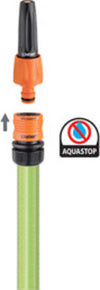 Raccordo automatico rapido aquastop con stringitubo per irrigazione e giardinaggio Giardino e giardinaggio/Attrezzi da giardino e attrezzature per l'irrigazione/Attrezzature per l'irrigazione/Pompe e accessori/Parti e connettori La Zappa - Altamura, Commerciovirtuoso.it