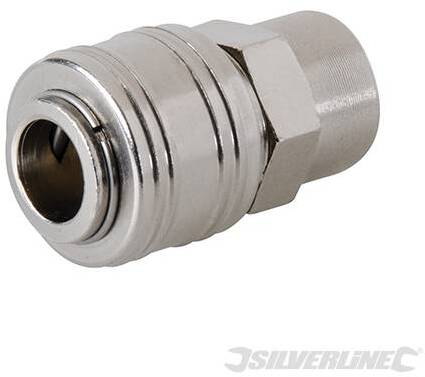 Raccordo con filettatura femmina e attacco rapido Silverline compressore 43mm