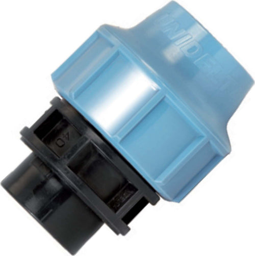 Raccordo con filetto femmina in polipropilene a compressione per irrigazione PN 16 Bar Giardino e giardinaggio/Attrezzi da giardino e attrezzature per l'irrigazione/Attrezzature per l'irrigazione/Pompe e accessori/Parti e connettori La Zappa - Altamura, Commerciovirtuoso.it