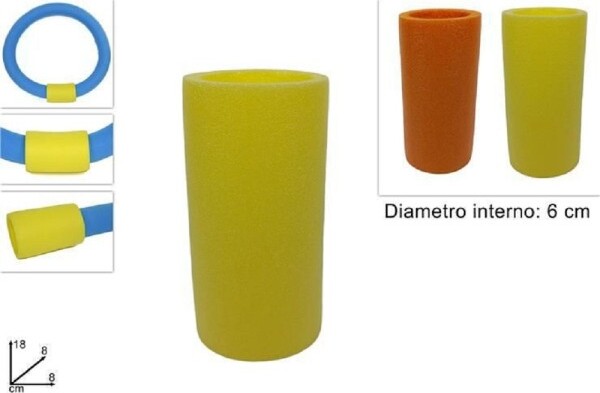 Raccordo-Connettore-Giunto-Tubo-Galleggiante-Spugna-Piscina-18-Cm-Diam.-Int.-6cm