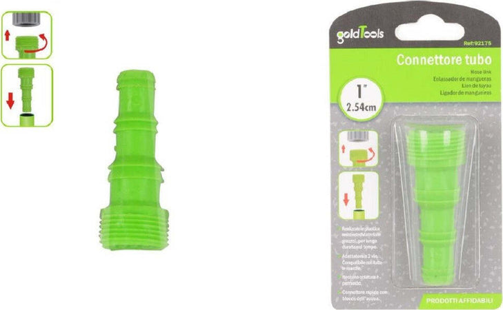 Raccordo Connettore Tubo Con Filetto Da 1? Maschio Adattatore Giardino 92175 Giardino e giardinaggio/Attrezzi da giardino e attrezzature per l'irrigazione/Attrezzature per l'irrigazione/Pompe e accessori/Parti e connettori Trade Shop italia - Napoli, Commerciovirtuoso.it