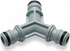 Raccordo derivazione a Y a 3 innesti Maschio per irrigazione e giardinaggio Giardino e giardinaggio/Attrezzi da giardino e attrezzature per l'irrigazione/Attrezzature per l'irrigazione/Pompe e accessori/Parti e connettori La Zappa - Altamura, Commerciovirtuoso.it