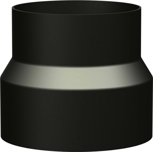 Raccordo di riduzione o ampliamento tubo canna fumaria per stufa a legna in acciaio nero Fai da te/Caminetti e accessori/Accessori per caminetto/Tubi di scarico La Zappa - Altamura, Commerciovirtuoso.it