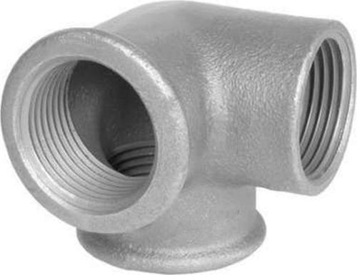 Raccordo distribuzione a gomito in ghisa zincata per irrigazione e giardinaggio Commercio Industria e Scienza/Idraulica pneumatici e tubatura/Raccordi/Raccordi per tubazioni/Raccordi filettati La Zappa - Altamura, Commerciovirtuoso.it