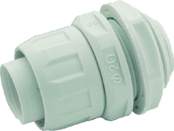 RACCORDO-GIREVOLE-PER-TUBO/GUAINA-ø-mm-20