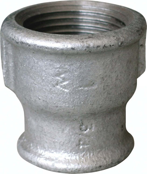 Raccordo manicotto di riduzione in ghisa zincata malleabile per tubi Commercio Industria e Scienza/Idraulica pneumatici e tubatura/Raccordi/Raccordi per tubazioni/Raccordi filettati La Zappa - Altamura, Commerciovirtuoso.it