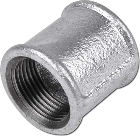 Raccordo manicotto in ghisa zincata malleabile per irrigazione e giardinaggio Commercio Industria e Scienza/Idraulica pneumatici e tubatura/Raccordi/Raccordi per tubazioni/Raccordi filettati La Zappa - Altamura, Commerciovirtuoso.it