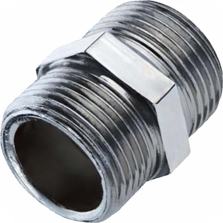 Raccordo nipplo in acciaio zincato con filettatura per irrigazione Commercio Industria e Scienza/Idraulica pneumatici e tubatura/Raccordi/Raccordi per tubazioni/Raccordi filettati La Zappa - Altamura, Commerciovirtuoso.it