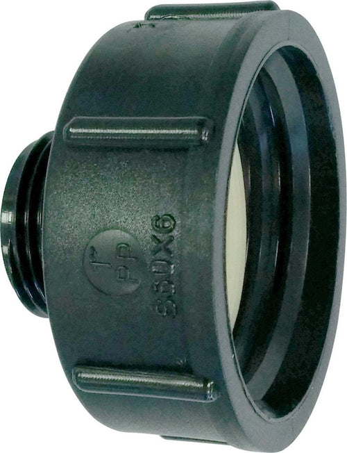 Raccordo per cisterna adattatore per contenitori IBC con guarnizione in EPDM Commercio Industria e Scienza/Idraulica pneumatici e tubatura/Raccordi/Raccordi per tubazioni/Raccordi filettati La Zappa - Altamura, Commerciovirtuoso.it