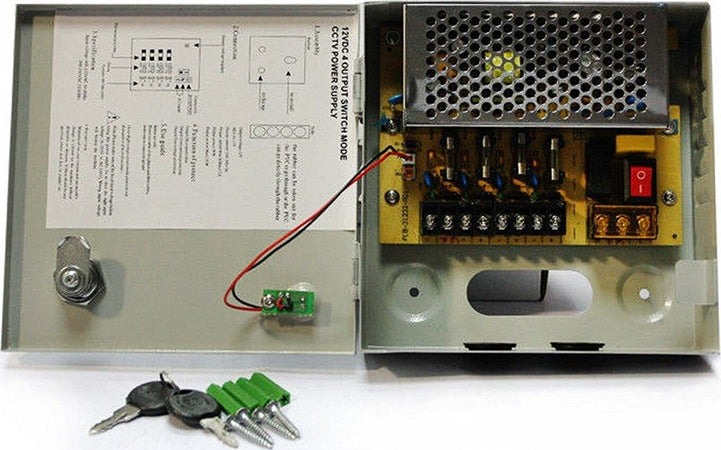 RACK BOX ALIMENTATORE STABILIZZATO 4 USCITE CANALI CENTRALINA TELECAMERA DC CCTV Elettronica/Informatica/Componenti e pezzi di ricambio/Componenti interni/Alimentatori Trade Shop italia - Napoli, Commerciovirtuoso.it