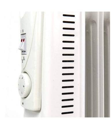 Radiatore Elettrico Ad Olio 9 Elementi Con Rotelle Da 2000w Basso Consumo Stufa