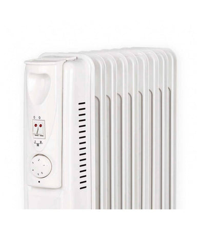 Radiatore Elettrico Ad Olio 9 Elementi Con Rotelle Da 2000w Basso Consumo Stufa
