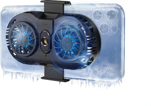Radiatore per Cellulare con Doppio Chip di Raffreddamento a Semiconduttore per tutti i tipi di cellulare da 4,5 a 7 pollici Live Streaming, Outdoor Vlog, giochi mobili