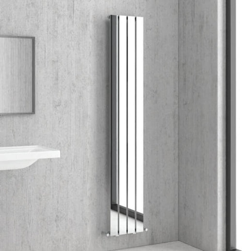 Radiatore Termoarredo Cromato Bagno Design Verticale Finitura Cromata 180x31cm Design Moderno a Tubi Verticali Piatti Fai da te/Prodotti per la costruzione/Riscaldamento e raffreddamento/Impianti di riscaldamento centralizzato e accessori/Radiatori Shopbagno.it - Roma, Commerciovirtuoso.it