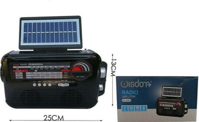 Radio Fm Am Portatile Ricarica Solare Speaker Bluetooth Microsd Usb Tf Xc-5004 Elettronica e telefonia > Accessori Audio e Video > Casse Portatili Trade Shop italia - Napoli, Commerciovirtuoso.it