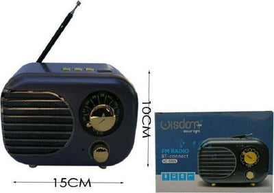 Radio Fm Portatile Con Antenna Speaker Bluetooth Microsd Usb/ms 15x10cm Xc-5005 Elettronica e telefonia > Accessori Audio e Video > Casse Portatili Trade Shop italia - Napoli, Commerciovirtuoso.it