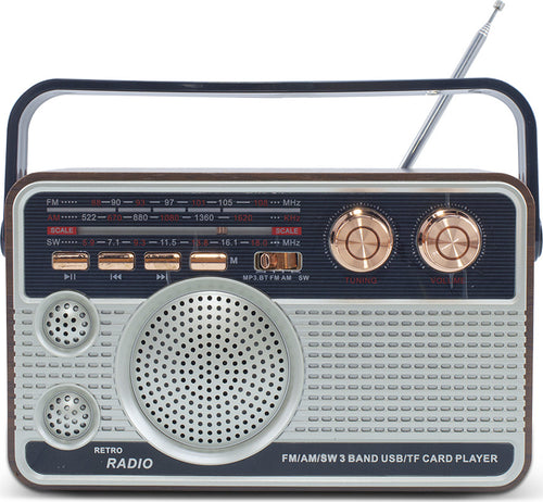 Radio Fm Retro Wireless Altoparlante Mp3 Portatile Bluetooth Usb Aux Tf Q-fm01 Elettronica/Audio e video portatile/Accessori/Casse portatili e Docking Station con altoparlanti/Casse portatili Bluetooth Trade Shop italia - Napoli, Commerciovirtuoso.it