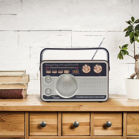 Radio Fm Retro Wireless Altoparlante Mp3 Portatile Bluetooth Usb Aux Tf Q-fm01 Elettronica/Audio e video portatile/Accessori/Casse portatili e Docking Station con altoparlanti/Casse portatili Bluetooth Trade Shop italia - Napoli, Commerciovirtuoso.it