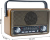 Radio Fm Retro Wireless Altoparlante Mp3 Portatile Bluetooth Usb Aux Tf Q-sy500 Elettronica/Audio e video portatile/Accessori/Casse portatili e Docking Station con altoparlanti/Casse portatili Bluetooth Trade Shop italia - Napoli, Commerciovirtuoso.it