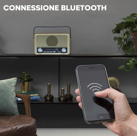 Radio Fm Retro Wireless Altoparlante Mp3 Portatile Bluetooth Usb Aux Tf Q-sy500 Elettronica/Audio e video portatile/Accessori/Casse portatili e Docking Station con altoparlanti/Casse portatili Bluetooth Trade Shop italia - Napoli, Commerciovirtuoso.it