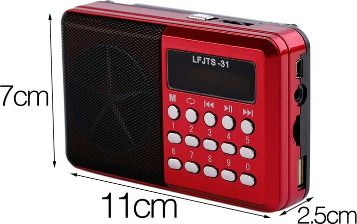 RADIO LETTORE MP3 MINI SPEAKER PORTATILE CON FLASH DRIVER TF CARD DISPLAY LED Elettronica/Audio e video portatile/Radio Trade Shop italia - Napoli, Commerciovirtuoso.it
