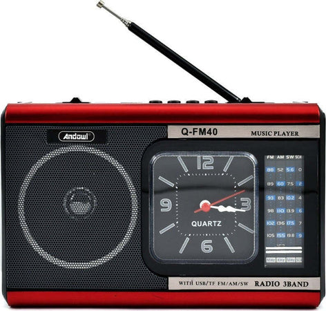 Radio Portatile A Batteria Usb Sveglia Q-fm40 Altoparlante Bluetooth Con Torcia Elettronica/Audio e video portatile/Accessori/Casse portatili e Docking Station con altoparlanti/Casse portatili Bluetooth Trade Shop italia - Napoli, Commerciovirtuoso.it