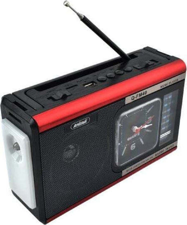 Radio Portatile A Batteria Usb Sveglia Q-fm40 Altoparlante Bluetooth Con Torcia Elettronica/Audio e video portatile/Accessori/Casse portatili e Docking Station con altoparlanti/Casse portatili Bluetooth Trade Shop italia - Napoli, Commerciovirtuoso.it