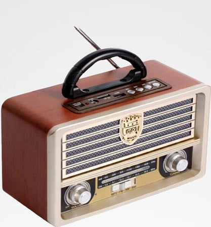 Radio Portatile Musica Sveglia Design Retro Stile Usa Vintage Usb Fm/am Q-yx2022 Elettronica/Audio e video portatile/Radio portatili Boombox Trade Shop italia - Napoli, Commerciovirtuoso.it