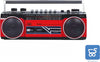 Radio Registratore Portatile a Cassetta con FM e Bluetooth TREVI RR 501 BT Rosso