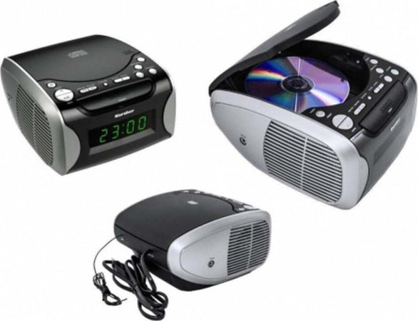 Radiosveglia Digitale Lettore Cd Player Radio Am Fm Mp3 Aux Allarme Portatile Elettronica/Audio e video portatile/Radio Trade Shop italia - Napoli, Commerciovirtuoso.it