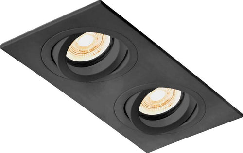 RADÓN R Lampada incasso orientabile nera Illuminazione/Illuminazione per interni/Luci da incasso/Portafaretti da incasso Led Mall Home - Napoli, Commerciovirtuoso.it