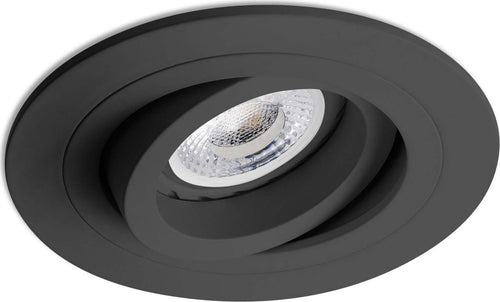 RADÓN RCT Lampada incasso orientabile nera Illuminazione/Illuminazione per interni/Luci da incasso/Portafaretti da incasso Led Mall Home - Napoli, Commerciovirtuoso.it