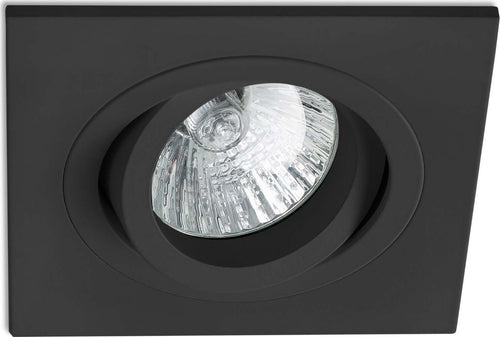 RADÓN SQ Lampada incasso nera Illuminazione/Illuminazione per interni/Luci da incasso/Portafaretti da incasso Led Mall Home - Napoli, Commerciovirtuoso.it