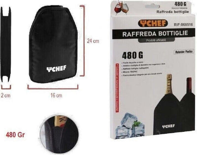 Raffredda Bottiglie Vino Spumante Refrigera Prosecco Tavolo Borsa Termica 868516 Casa e cucina/Organizzazione interni/Contenitori e barattoli da cucina/Conservazione cibi/Contenitori per trasporto cibo/Borse frigo Trade Shop italia - Napoli, Commerciovirtuoso.it
