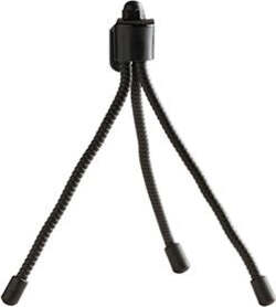 Ragno-Flessibile-Di-Supportoi-Da-Esterno-Moderno-Alluminio-Nero-H14,5Cm