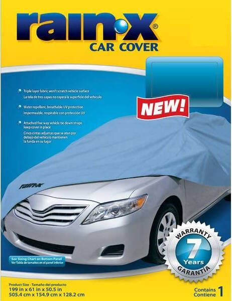 RainX Car Cover Copertura Auto Universale Impermeabile UV Protection Tg. XL Telo Copri Macchina Anti Graffio Protezione Sole/Acqua Agenti Atmosferici Copertura auto Taglia XL per Auto water repellent e UV protection Non solo alimenti - Albano Laziale, Commerciovirtuoso.it