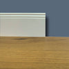 Battiscopa PREMIUM in legno MASSELLO mod.DUCALE 120x15 laccato bianco RAL 9010  (prezzo al metro) - Eternal Parquet