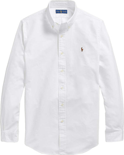 Ralph-Lauren-Camicia-Uomo-Oxford-Class-Fit-Logo-Pony-Ricamato-Button-Down