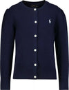Ralph Lauren Cardigan Donna 100 % Cotone Pullover Girocollo Con Bottoni Tinta Unita Pony Logo Ricamato Moda/Donna/Abbigliamento/Maglioni e cardigan/Cardigan Euforia - Bronte, Commerciovirtuoso.it