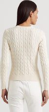 Ralph Lauren Cardigan Trecce donna 100% Cotone Maglione Pullover Con Bottoni Logo Rl Ricamato Moda/Donna/Abbigliamento/Maglioni e cardigan/Cardigan Euforia - Bronte, Commerciovirtuoso.it