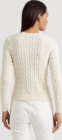 Ralph Lauren Cardigan Trecce donna 100% Cotone Maglione Pullover Con Bottoni Logo Rl Ricamato Moda/Donna/Abbigliamento/Maglioni e cardigan/Cardigan Euforia - Bronte, Commerciovirtuoso.it