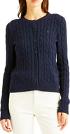 Ralph Lauren Cardigan Trecce donna 100% Cotone Maglione Pullover Con Bottoni Logo Rl Ricamato Moda/Donna/Abbigliamento/Maglioni e cardigan/Cardigan Euforia - Bronte, Commerciovirtuoso.it