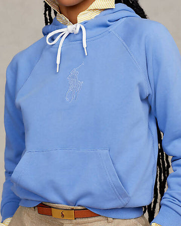 Ralph Lauren Felpa Donna Logo Con Cappuccio Felpa Polo In Jersey Di Misto Cotone Con Maxi Logo Ricamato Tono Su Tono Moda/Donna/Abbigliamento/Abbigliamento sportivo/Felpe/Felpe con cappuccio Euforia - Bronte, Commerciovirtuoso.it