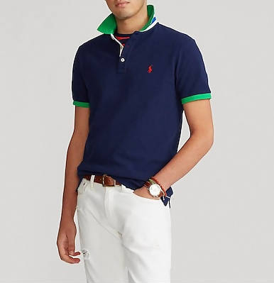 Ralph Lauren Polo Uomo Mezze Maniche E Colletto Polo Slim-Fit Maniche Corte Pony Ricamato Cotone Polo Fashion Colletto e Bordi a Contrasto Moda/Uomo/Abbigliamento/T-shirt polo e camicie/Polo Euforia - Bronte, Commerciovirtuoso.it
