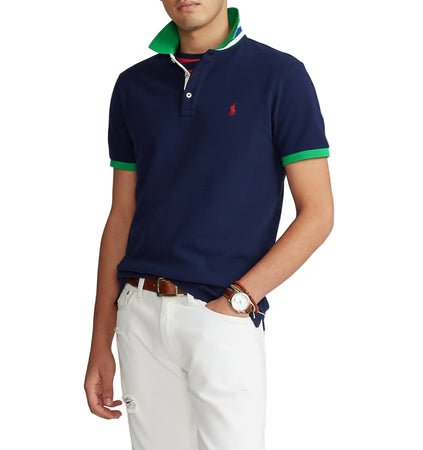 Ralph Lauren Polo Uomo Mezze Maniche E Colletto Polo Slim-Fit Maniche Corte Pony Ricamato Cotone Polo Fashion Colletto e Bordi a Contrasto Moda/Uomo/Abbigliamento/T-shirt polo e camicie/Polo Euforia - Bronte, Commerciovirtuoso.it