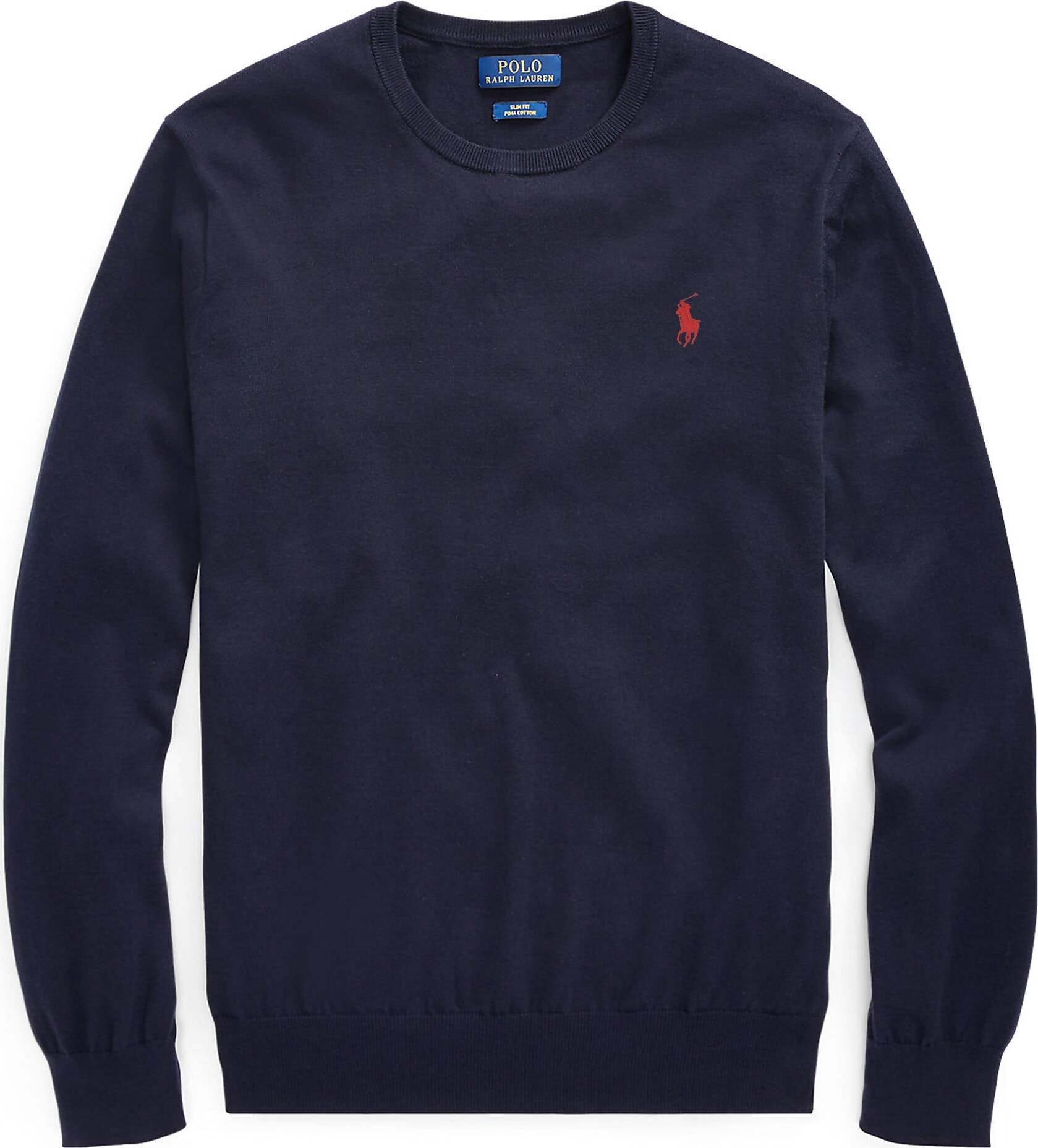 Ralph Lauren Pullover Da Uomo A Girocollo 100 Cotone Maglia Polo Con Logo Ricamato A Maniche Lunghe commercioVirtuoso