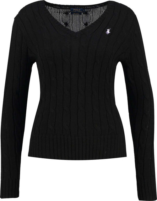 Ralph Lauren Pullover Donna Trecce Scollo a V in Cotone Maglione Slim Fit Tinta Unita Pony Ricamato Maniche Lunghe Moda/Donna/Abbigliamento/Maglioni e cardigan/Maglioni Euforia - Bronte, Commerciovirtuoso.it
