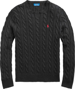 Ralph Lauren Pullover Trecce Uomo Cotone Tinta Unita Maglione Invernale Girocollo Classico Fashion Pony Ricamato Logo Moda/Uomo/Abbigliamento/Maglioni e cardigan/Maglioni Euforia - Bronte, Commerciovirtuoso.it