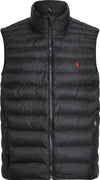 Ralph Lauren Smanicato Uomo Imbottito Tinta Unita Piumino Senza Maniche Collo Alto, Zip E Tasche Moda/Uomo/Abbigliamento/Giacche e cappotti/Gilet Euforia - Bronte, Commerciovirtuoso.it