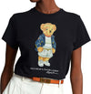 Ralph Lauren T-shirt Donna Polo Bear Maglia Girocollo Stampa Orsetto Moda/Donna/Abbigliamento/T-shirt top e bluse/T-shirt Euforia - Bronte, Commerciovirtuoso.it